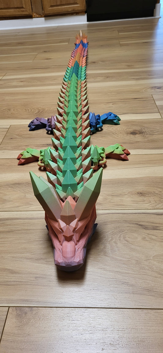 Crystal Dragon - 5ft Long (Custom Order Item)