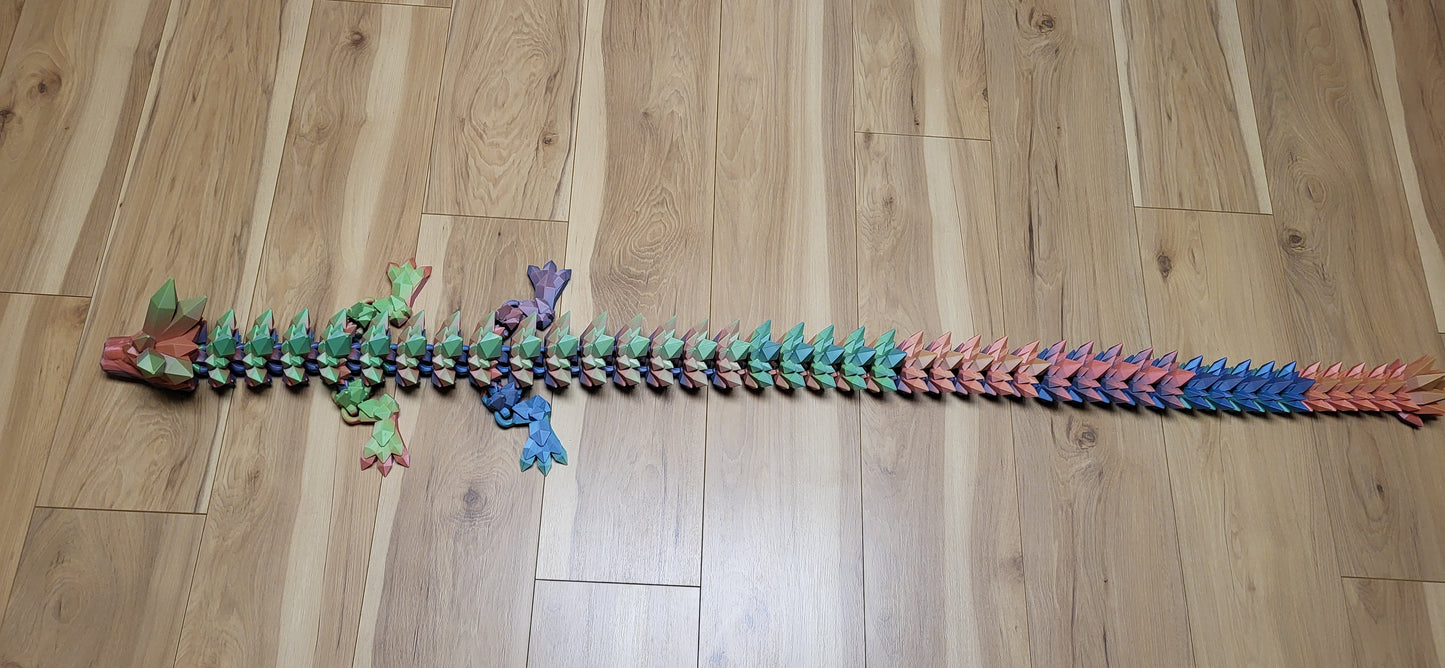 Crystal Dragon - 5ft Long (Custom Order Item)