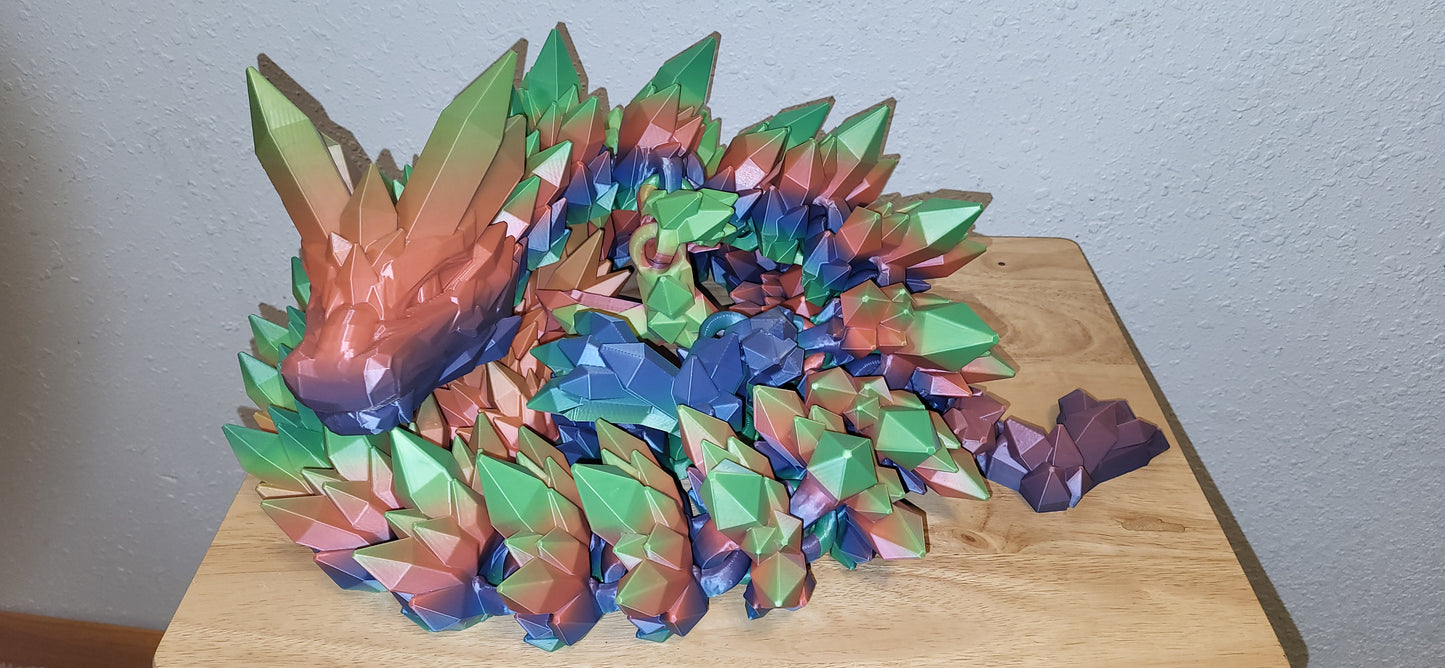 Crystal Dragon - 5ft Long (Custom Order Item)