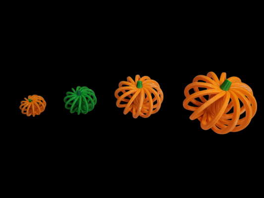 Spiral Pumpkins (Fall & Halloween Display)